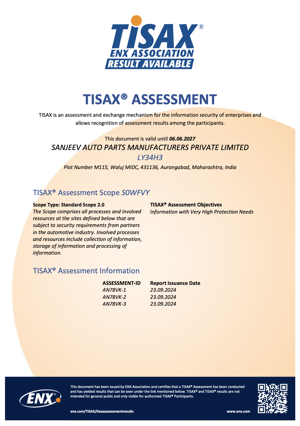 TISAX® ASSESSMENT